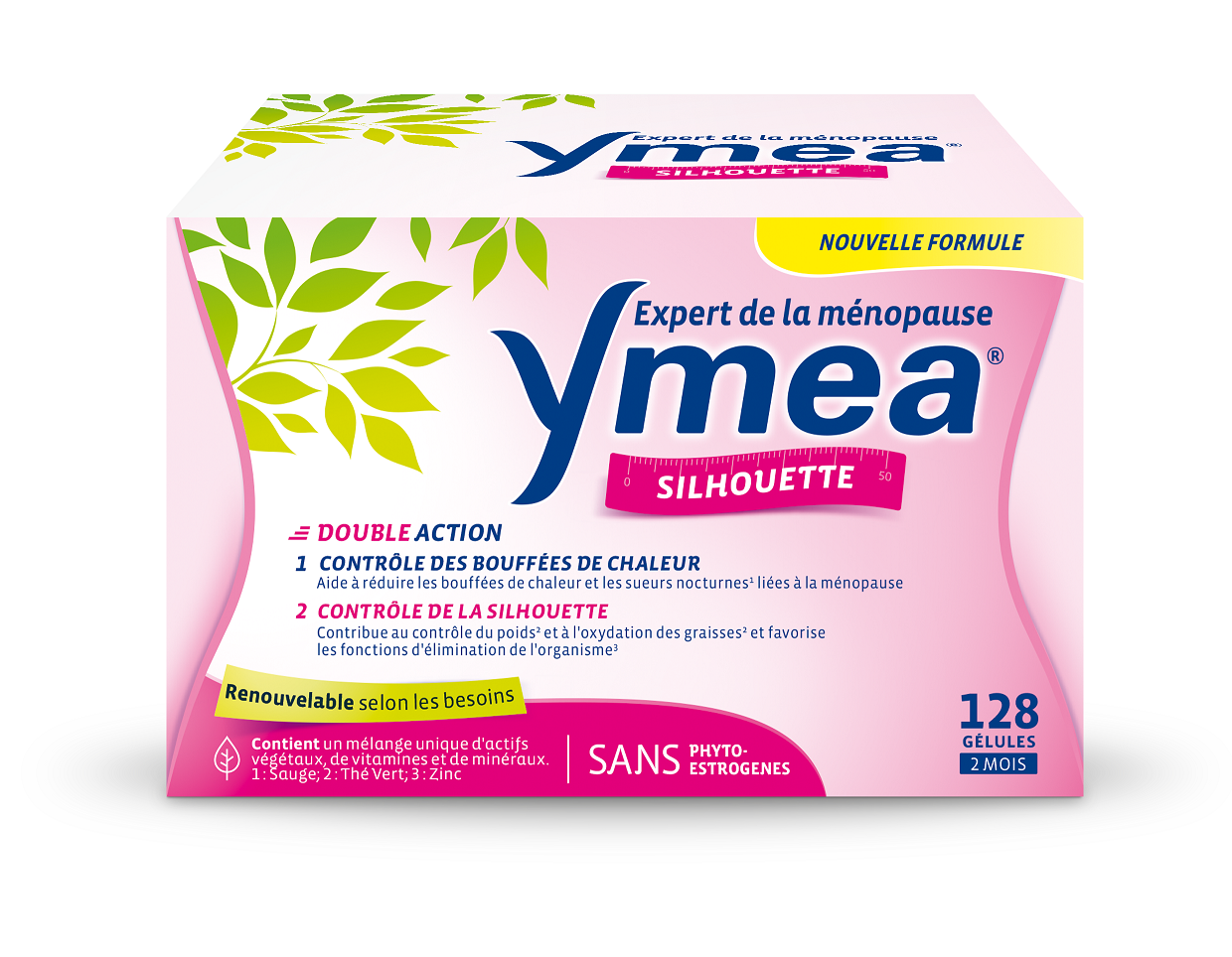 YMEA MENOPAUSE SILHOUETTE 2 MOIS 128 GELULES