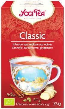 YOGI TEA CLASSIC INFUSION AYURVEDIQUE AUX EPICES 17 SACHETS