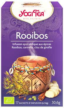 YOGI TEA ROOIBOS INFUSION AYURVEDIQUE AUX EPICES 17 SACHETS