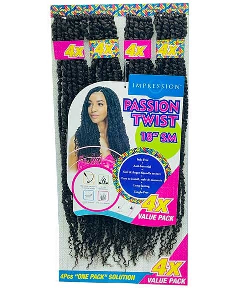 4X PACK VALEUR TRESSE TWIST SYN PASSION 