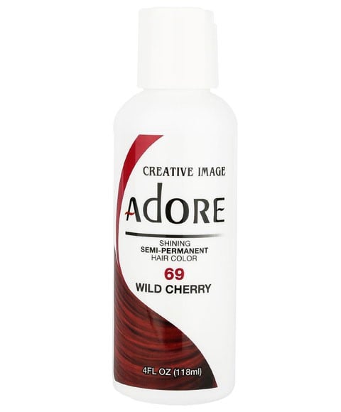 ADORE COULEUR DE CHEVEUX SEMI-PERMANENTE BRILLANTE CERISE SAUVAGE 