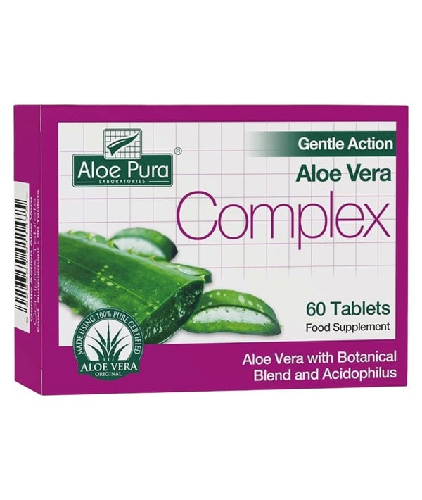 ALOE PURA ACTION DOUCE ALOE VERA COMPRIMÉS DE NETTOYAGE DU CÔLON 