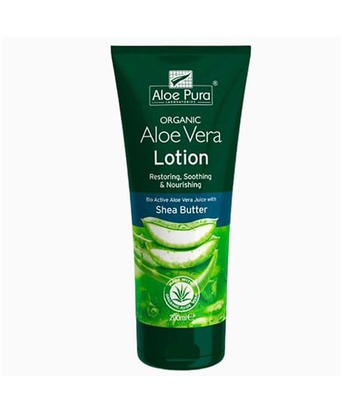 ALOE PURA LOTION D'ALOE VERA BIOLOGIQUE AU BEURRE DE KARITÉ 