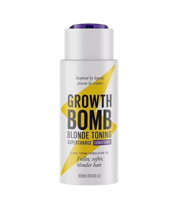 APRÈS-SHAMPOING SUPERCHARGE TONIQUE GROWTH BOMB BLONDE 