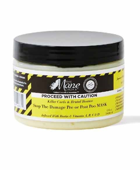 ARRÊTEZ LES DOMMAGES MASQUE PRÉ OU POST Caca 