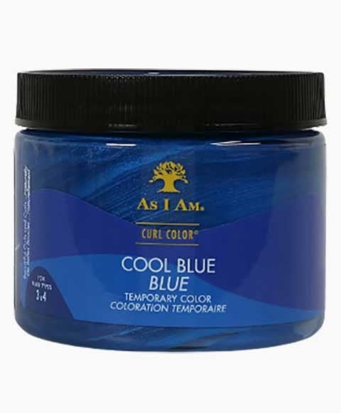 AS I AM CURL COLOR COOL BLEU COULEUR TEMPORAIRE 
