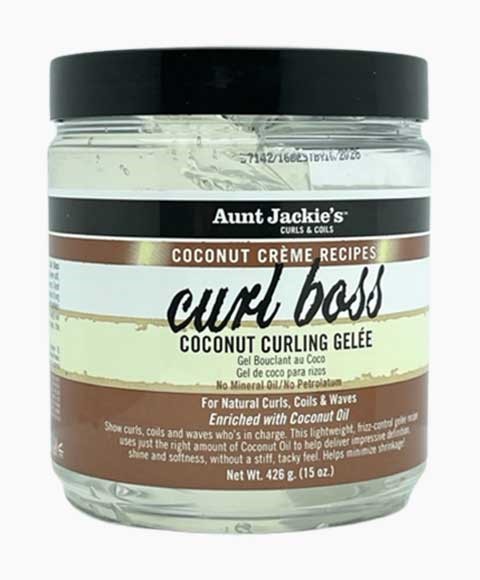 AUNT JACKIES CURL BOSS GELÉE DE CURLING À LA NOIX DE COCO