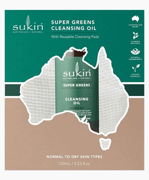 AUSTRALIAN NATURAL SKINCARE HUILE NETTOYANTE SUPER GREENS GIF