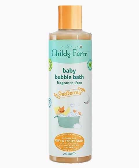 BAIN MOUSSE POUR BÉBÉ CHILDS FARM DERMA D'AVOINE SANS PARFUM 