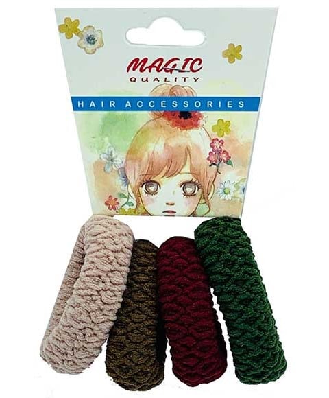 BANDES ÉLASTIQUES POUR CHEVEUX DE QUALITÉ MAGIQUE ASSORTIES TT22A 