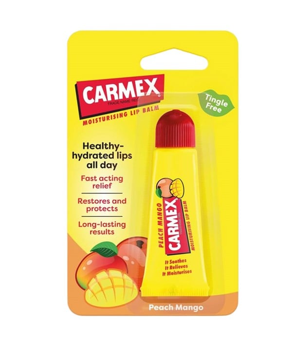 Baume à lèvres hydratant CARMEX TUBE PEACH AND MANGO BURST 