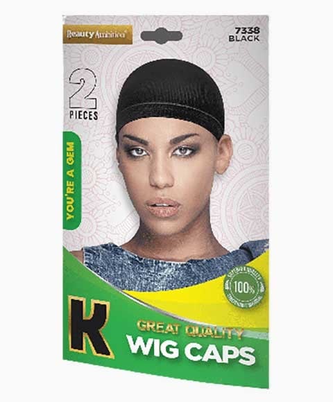 BEAUTY AMBITION Bonnets de perruque de grande qualité 7338 NOIR 