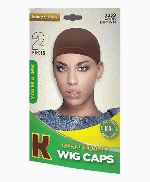 BEAUTY AMBITION BOUCHONS DE PERRUQUE DE GRANDE QUALITÉ 7339 BRUN FONCÉ 