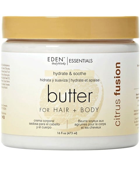 BEURRE POUR CHEVEUX ET CORPS ESSENTIALS CITRUS FUSION 