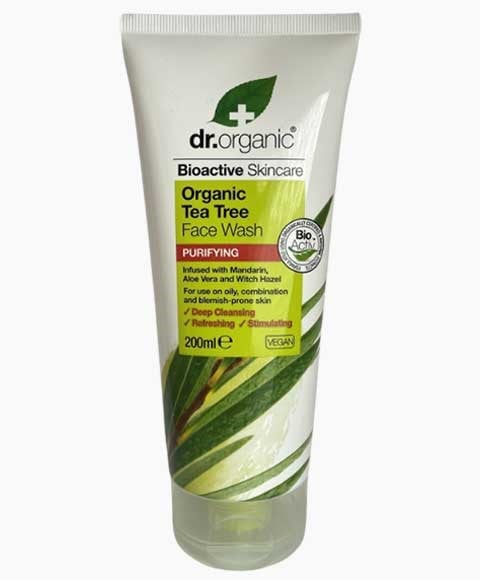 BIOACTIVE SKINCARE NETTOYANT VISAGE À L'ARBRE À THÉ BIOLOGIQUE 