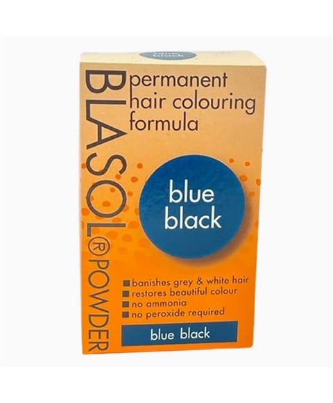 BLASOL POUDRE COLORATION PERMANENTE BLEU NOIR 