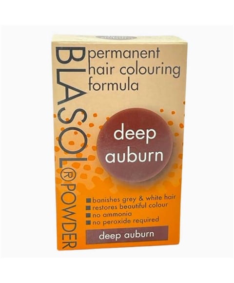BLASOL POUDRE COLORATION PERMANENTE CHEVEUX AUBURN FONCÉ 