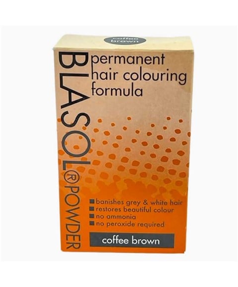 BLASOL POUDRE COLORATION PERMANENTE CHEVEUX BRUN CAFÉ 
