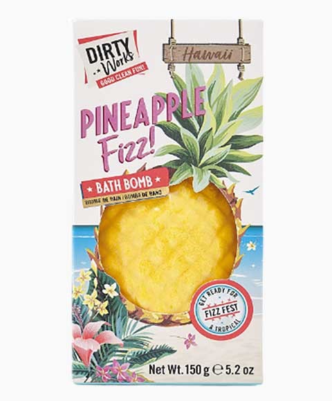 BOMBE DE BAIN FIZZ À L'ANANAS DIRTY WORKS 