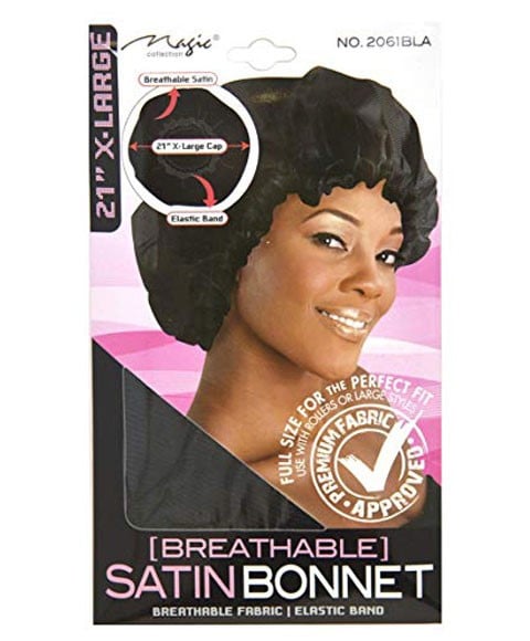 BONNET EN SATIN RESPIRANT DE LA COLLECTION MAGIC 2061BLA