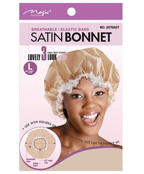 BONNET EN SATIN RESPIRANT DE LA COLLECTION MAGIC 2078AST