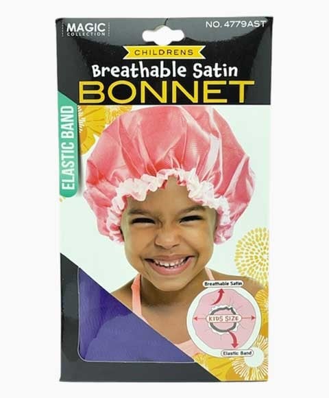 BONNET EN SATIN RESPIRANT POUR ENFANTS MAGIC COLLECTION 4779AST