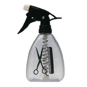 BOUTEILLE D'EAU EN PLASTIQUE POUR COIFFEUR AVEC POMPE 92SM2 