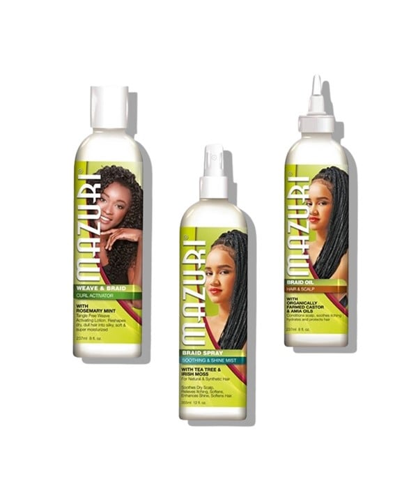 BRAIDS CARE COLLECTION ENSEMBLE DE SOINS HYDRATANTS POUR TRESSES 