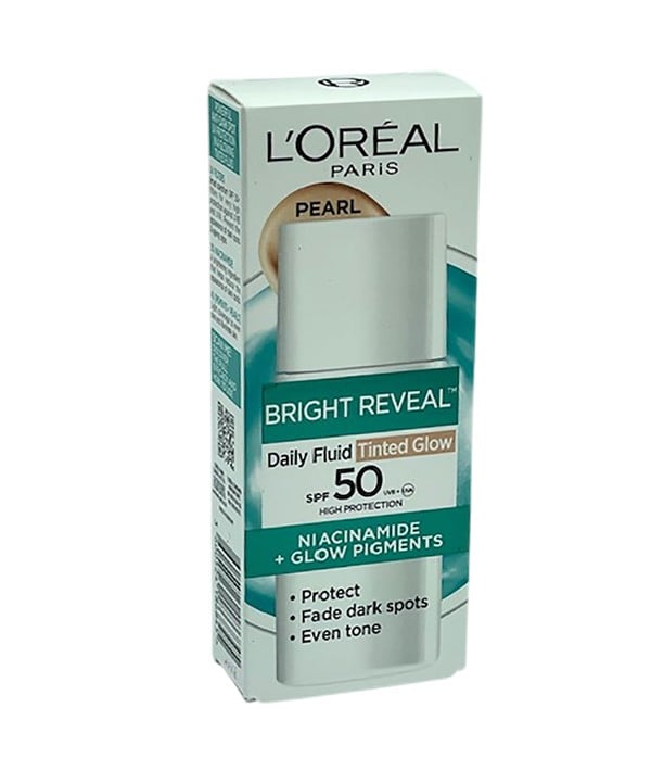 BRIGHT REVEAL DAILY FLUID TEINTED GLOW SPF50 PERLE 