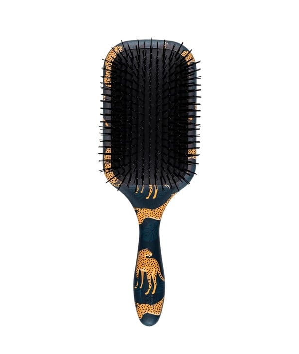 BROSSE À CHEVEUX À PADDLE À IMPRIMÉ LÉOPARD DENMAN D90L 