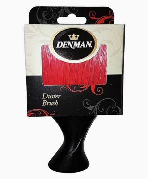 BROSSE DENMAN DUSTER POUR COIFFEURS D78 NOIR ET ROUGE BRI