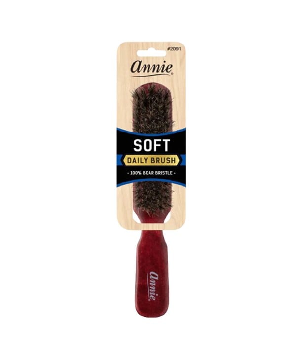 BROSSE EN BOIS DOUX EN POILS DE SANGLIER ANNIE 2091 