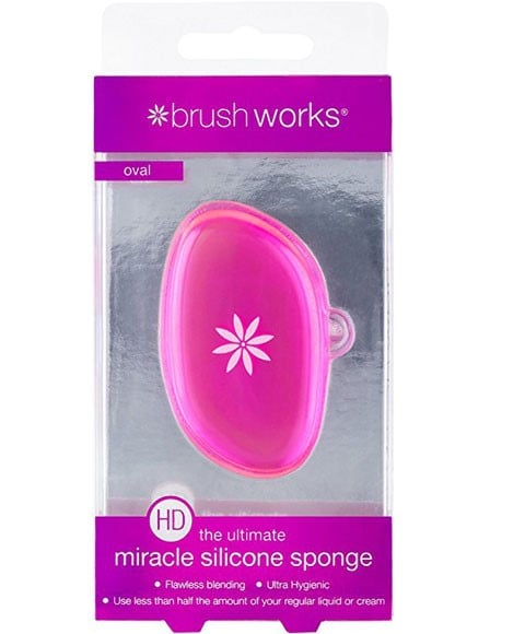 BRUSH WORKS MIRACLE ÉPONGE OVALE EN SILICONE 