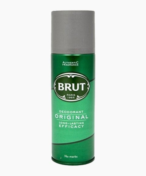 BRUT ORIGINAL SPRAY DÉODORANT EFFICACITÉ LONGUE DURÉE 