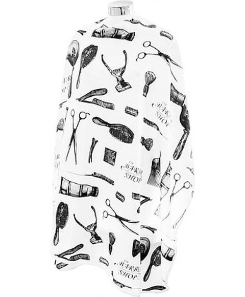 CAPE DMI THE BARBERSHOP NOIR SUR BLANC 