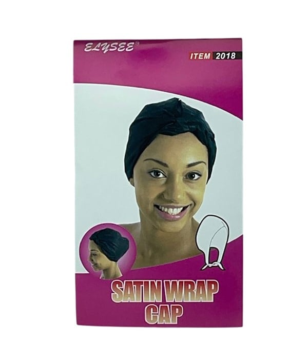 CASQUETTE ELYSEE STAR SATIN WRAP 2018 NOIR 