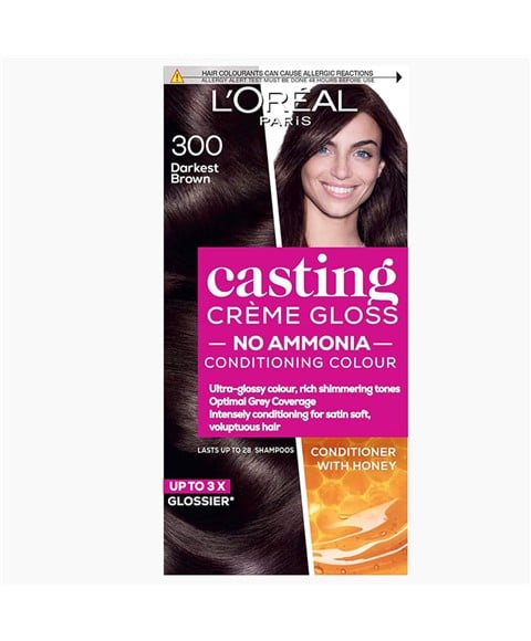 CASTING CREME GLOSS CONDITIONING COULEUR 300 BRUN LE PLUS FONCÉ 