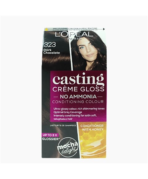 CASTING CREME GLOSS CONDITIONING COULEUR 323 CHOCOLAT NOIR