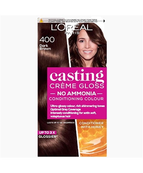 CASTING CREME GLOSS CONDITIONNEMENT COULEUR 400 BRUN FONCÉ