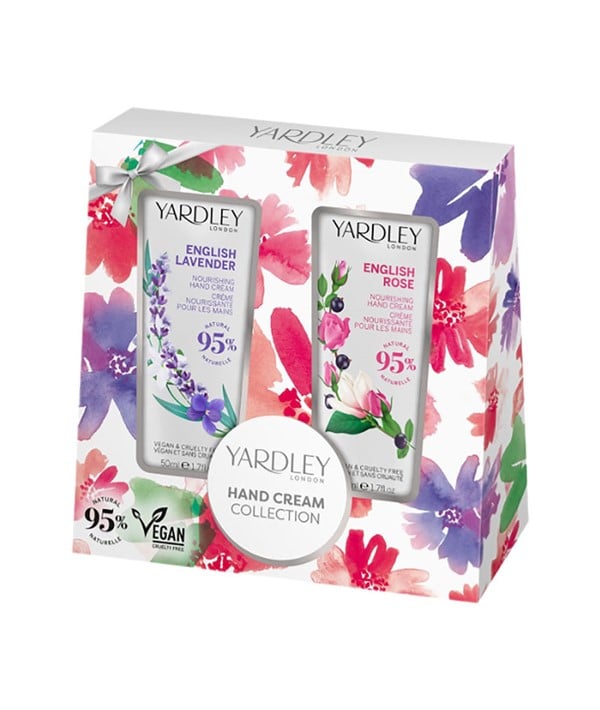 COFFRET CADEAU COLLECTION DE CRÈME POUR LES MAINS PARFUM FLORAL 