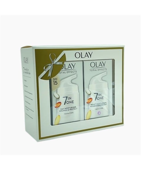 COFFRET CADEAU JOUR ET NUIT ANTI-ÂGE 7 EN 1 TOTAL EFFECT 