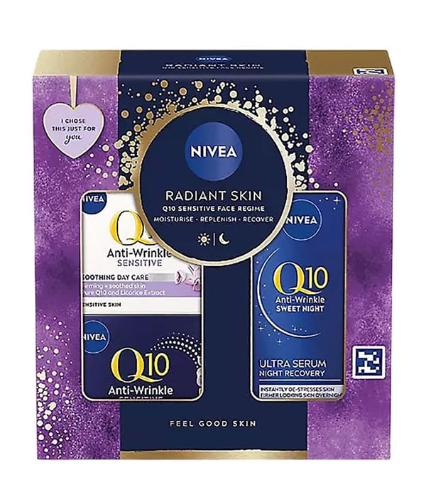 COFFRET CADEAU RADIANT SKIN Q10 SENSITIVE VISAGE REGIME 