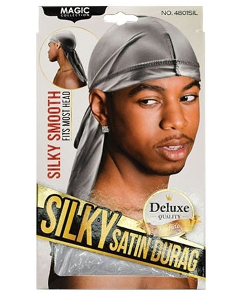 COLLECTION MAGIC DURAG EN SATIN SOYEUX 4801SIL 