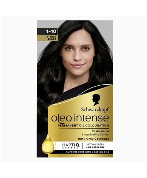 Coloration permanente à l'huile OLEO INTENSE 1 10 NOIR INTENSE