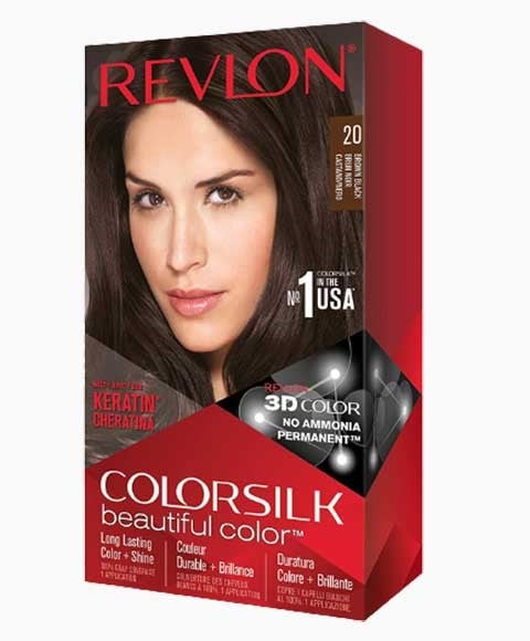 COLORSILK BELLE COULEUR COULEUR PERMANENTE POUR CHEVEUX 20 BRUN BL