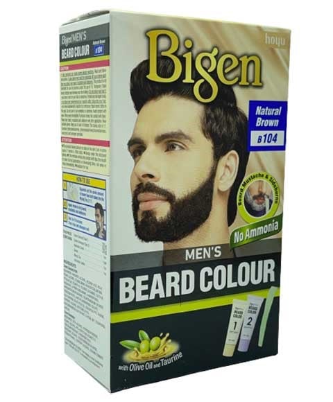 COULEUR DE BARBE POUR HOMMES BRUN NATUREL B104 
