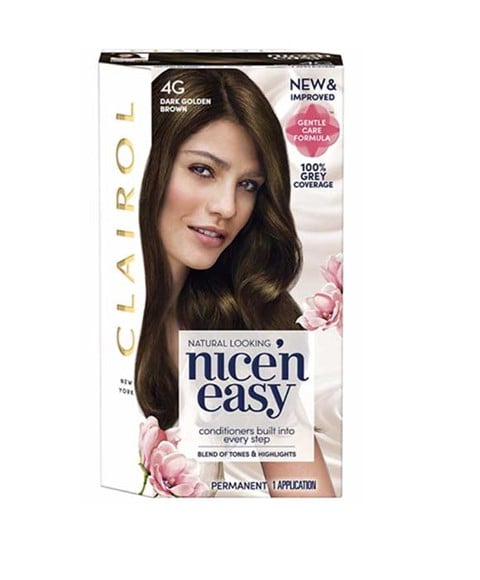 COULEURS PERMANENTES NICE N EASY 4G BRUN DORÉ FONCÉ 