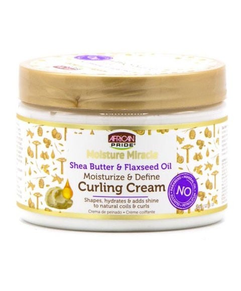 CRÉA DE CURLING AU BEURRE DE KARITÉ ET À L'HUILE DE LIN MOISTURE MIRACLE
