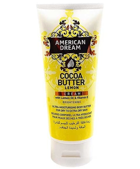CRÈME AU BEURRE DE CACAO AMERICAN DREAM AU CITRON 