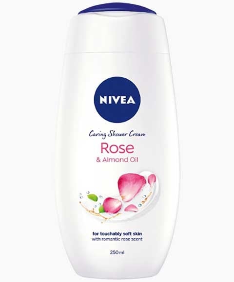CRÈME DE DOUCHE À L'HUILE DE ROSE ET D'AMANDE NIVEA 